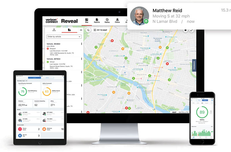 Verizon Connect offers software solutions that drive safety, productivity, and efficiency.