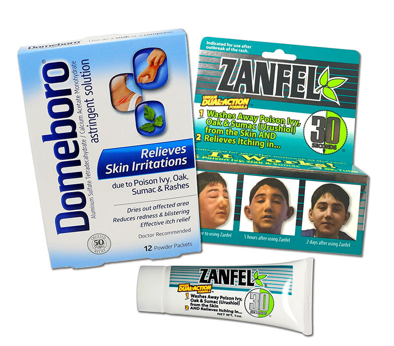 Scratching may tear the skin and lead to a more serious infection. Instead, try medicated soaks and creams like Domeboro and Zanfel. Source: Zanfel and Domeboro