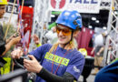 An arborist giving a knot tying demonstration at ArborEXPO.