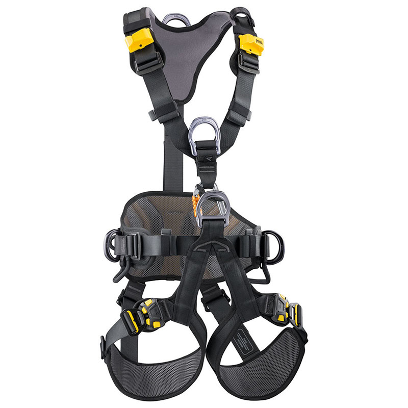 Engineered for professionals, Petzl harnesses offer a balance of safety, comfort, and innovation. Source: Petzl