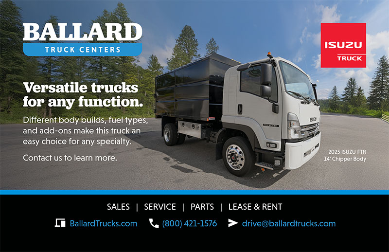 An ad for Ballard Truck Centers.