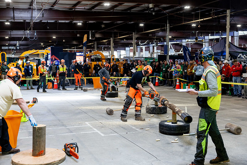 ArborSPORTS™ returned for the second year, bigger and more intense! From chainsaw cutting to technical rigging, arborists put their talents to the test in this fun and spirited competition.