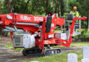 An Altec Teupen compact lift