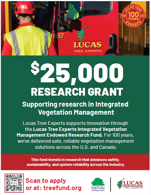 An announcement for a $25,000 TREE Fund Grant