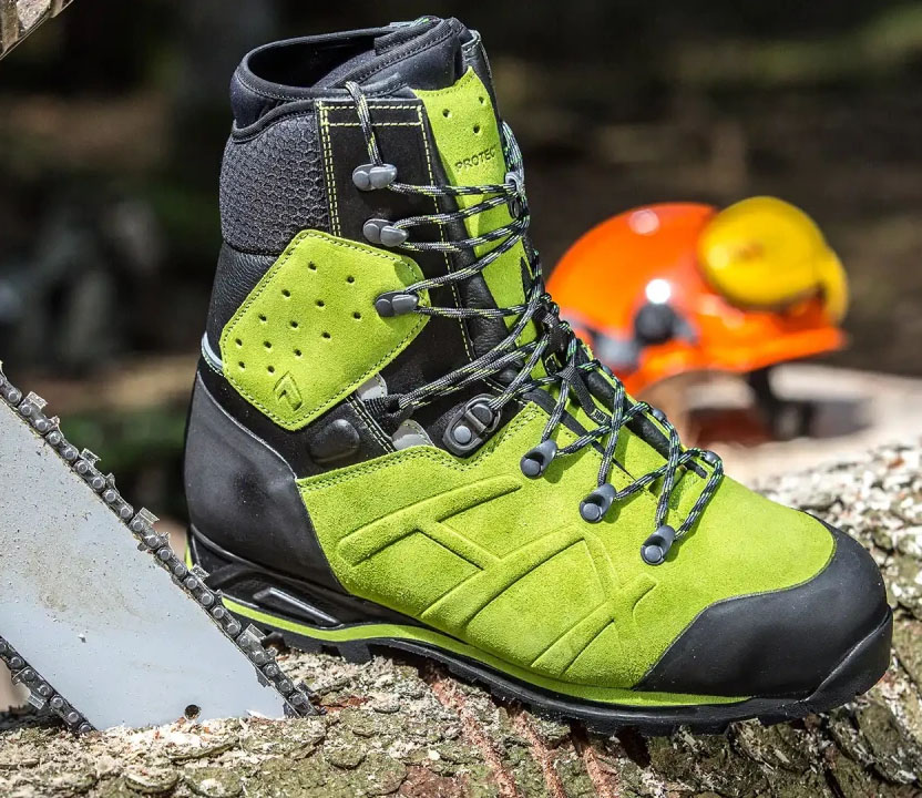 HAIX Protector Ultra Lime Green Boot