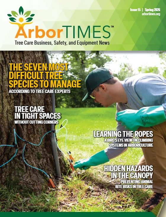 The cover to ArborTIMES™ Spring 2026 issue.