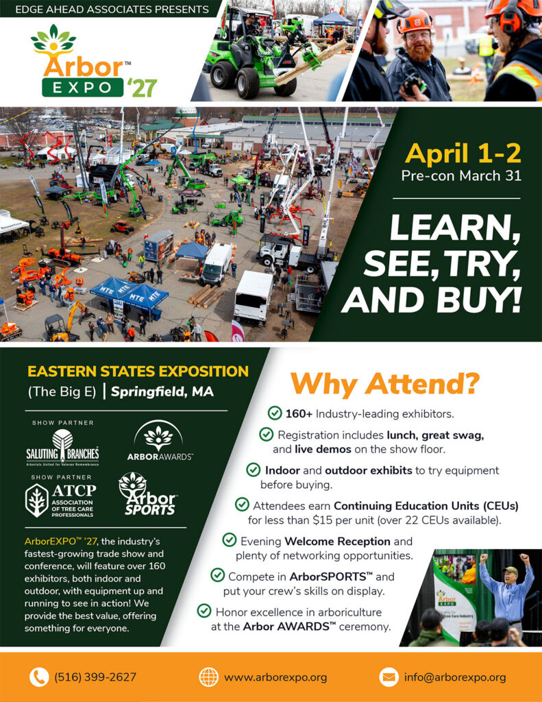 An ad for ArborEXPO™ '27