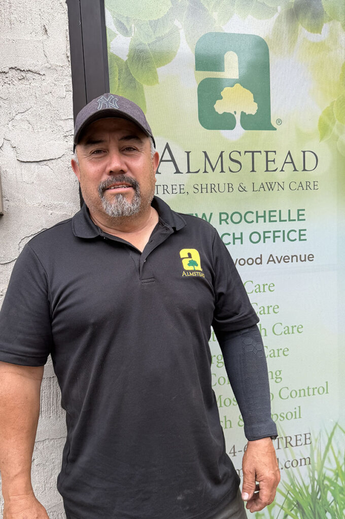 Antonio Solorio, Operations Manager of Almstead Tree, Shrub & Lawn Care’s New Rochelle branch, was recently honored for 40 years of service with the company.